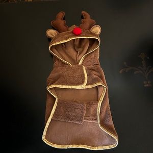 Pet Holiday Reindeer Costume.